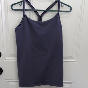 Lululemon Athletica Blue Fitted Camisole Tank Top